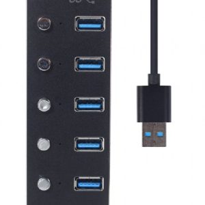 GEMBIRD 7-PORT USB3.1 (GEN1) HUB WITH SWITCHES 4 072 01 001716 4