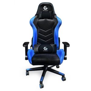 GEMBIRD GAMING CHAIR LEATHER BLACK/BLUE
