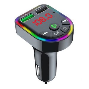 GEMBIRD 3 IN 1 RGB CARKIT WITH FM RADIO TRANSMITTER AND USB CHARGER BLACK 1 GEMBIRD 3 IN 1 RGB CARKIT WITH FM RADIO TRANSMITTER AND USB CHARGER BLACK