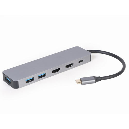 CABLEXPERT USB TYPE-C 3IN1 MULTI-PORT ADAPTER (HUB+HDMI+PD) CABLEXPERT USB TYPE-C 3IN1 MULTI-PORT ADAPTER (HUB+HDMI+PD)