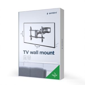 GEMBIRD FULL-MOTION TV WALL MOUNT 37'-80' 4 072 01 001781 3