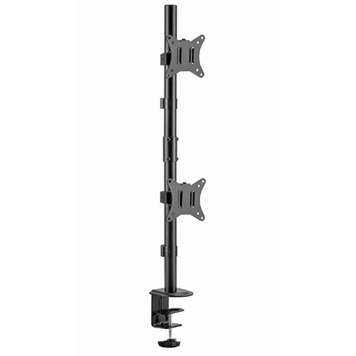 GEMBIRD ADJUSTABLE 2-DISPLAY VERTICAL DESK MOUNT 17'-32' GEMBIRD ADJUSTABLE 2-DISPLAY VERTICAL DESK MOUNT 17'-32'
