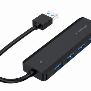GEMBIRD 4-PORT USB 3.1 (Gen 1) HUB BLACK 3 072 01 001869 1