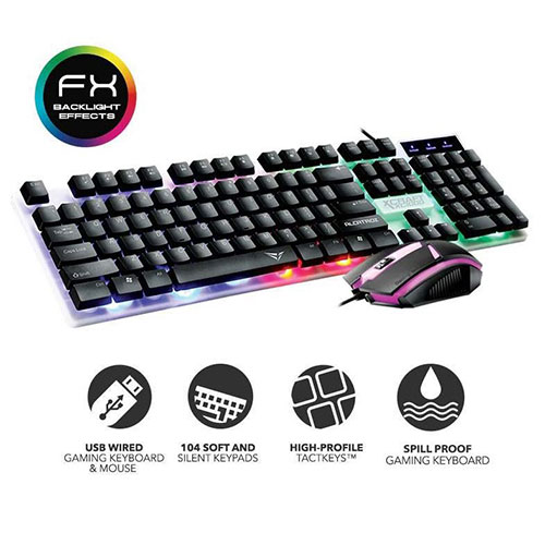 ALCATROZ RGB WATERPROOF GAMING KEYBOARD AND MOUSE X-CRAFT XC1000 ALCATROZ RGB WATERPROOF GAMING KEYBOARD AND MOUSE X-CRAFT XC1000