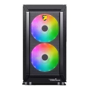 ARMAGGEDDON MICRO ATX GAMING PC CASE TESSARAXX CORE 1 AIR BLACK 2 073 01 000716 1