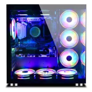 ARMAGGEDDON FULL ATX GAMING CASE NIMITZ TR8000 BLACK 3 073 01 000732 1