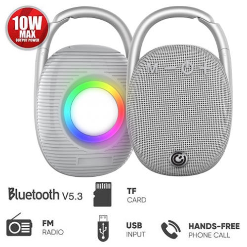 SONIC GEAR BT5.3 PORTABLE WIRELESS SPEAKER WITH FM GREY SONIC GEAR BT5.3 PORTABLE WIRELESS SPEAKER WITH FM GREY