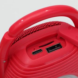 SONIC GEAR BT5.3 PORTABLE WIRELESS SPEAKER WITH FM RED 3 073 01 000844 3