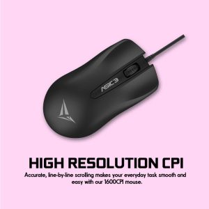 ALCATROZ WIRED MOUSE ASIC 3 BLACK 3 073 01 000853 2