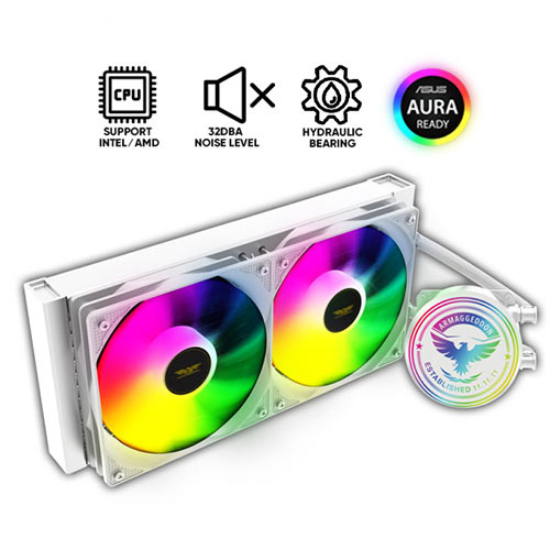ARMAGGEDDON CPU COOLER ARCTIC FREEZE PRO 240 WHITE ARMAGGEDDON CPU COOLER ARCTIC FREEZE PRO 240 WHITE