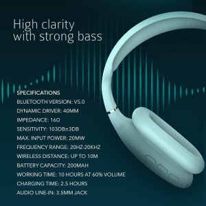 SONIC GEAR BLUETOOTH 5.0 HEADSET AIRPHONE 6 MINT 2 073 01 000889 1