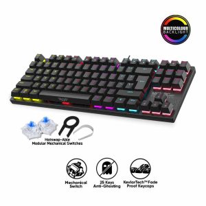 ARMAGGEDDON MECHANICAL KEYBOARD MKA-2C NEO BLACK LINEAR RED SWITCH 4 073 01 000903 2