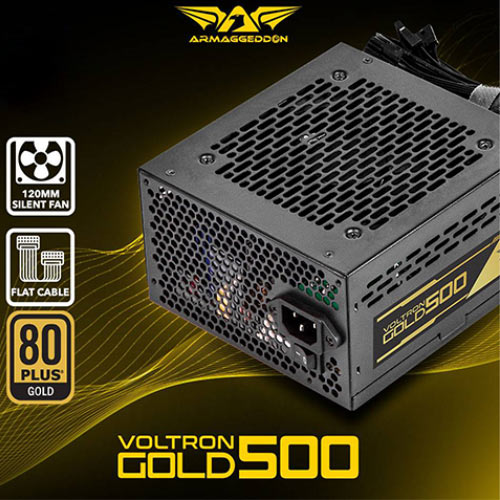 ARMAGGEDDON PSU VOLTRON GOLD 80+ RATING 500W ARMAGGEDDON PSU VOLTRON GOLD 80+ RATING 500W