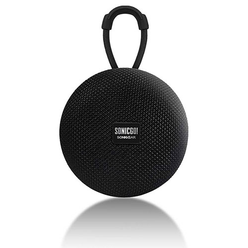 SONICGEAR SONICGO 2 BLUETOOTH 5.3 PORTABLE SPEAKER WITH MIC FM RADIO USB PLAYBACK BLACK SONICGEAR SONICGO 2 BLUETOOTH 5.3 PORTABLE SPEAKER WITH MIC FM RADIO USB PLAYBACK BLACK