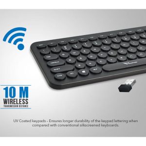ALCATROZ WIRELESS KEYBOARD JELLYBEAN A200 BLACK 2 073 01 000955 1