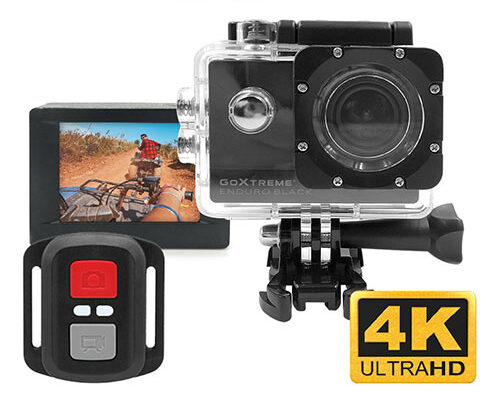 GOXTREME ACTION CAMERA 4K WITH REMOTE CONTROL ENDURO BLACK GOXTREME ACTION CAMERA 4K WITH REMOTE CONTROL ENDURO BLACK