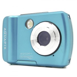 AQUAPIX WATERPROOF CAMERA W2024-W SPLASH ICEBLUE REFURBISHED 3 091 01 000094 2