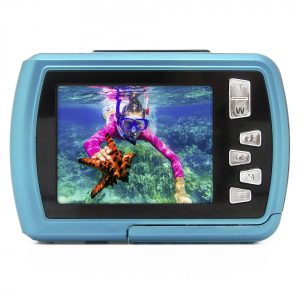 AQUAPIX WATERPROOF CAMERA W2024-W SPLASH ICEBLUE REFURBISHED 2 091 01 000094 5