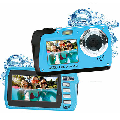 AQUAPIX WATERPROOF 4K CAMERA W-3048 ICEBLUE EDGE AQUAPIX WATERPROOF 4K CAMERA W-3048 ICEBLUE EDGE