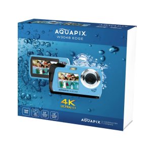 AQUAPIX WATERPROOF 4K CAMERA W-3048 ICEBLUE EDGE 4 091 01 000100 4