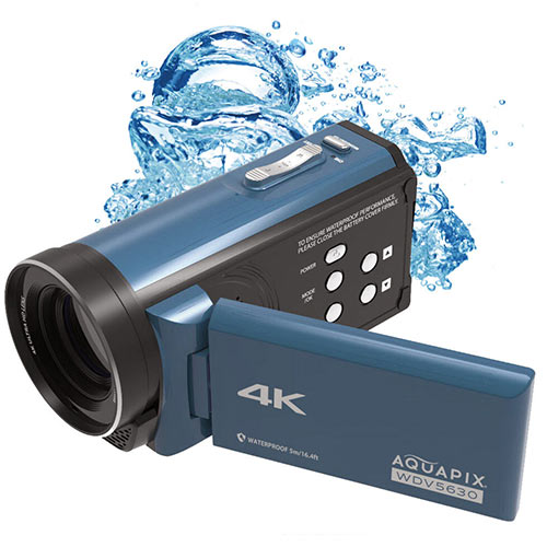 AQUAPIX WATERPROOF DV CAMCORDER WDV5630 GREYBLUE AQUAPIX WATERPROOF DV CAMCORDER WDV5630 GREYBLUE