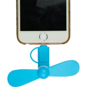 GRAB N GO 2 IN 1 MINI FAN FOR SMARTPHONES BLUE 2 096 01 000022 2