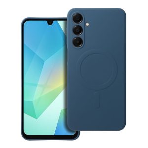 Case for Samsung A16 5G / A16 4G Silicone Mag Cover compatible with MagSafe (camera protection) blue