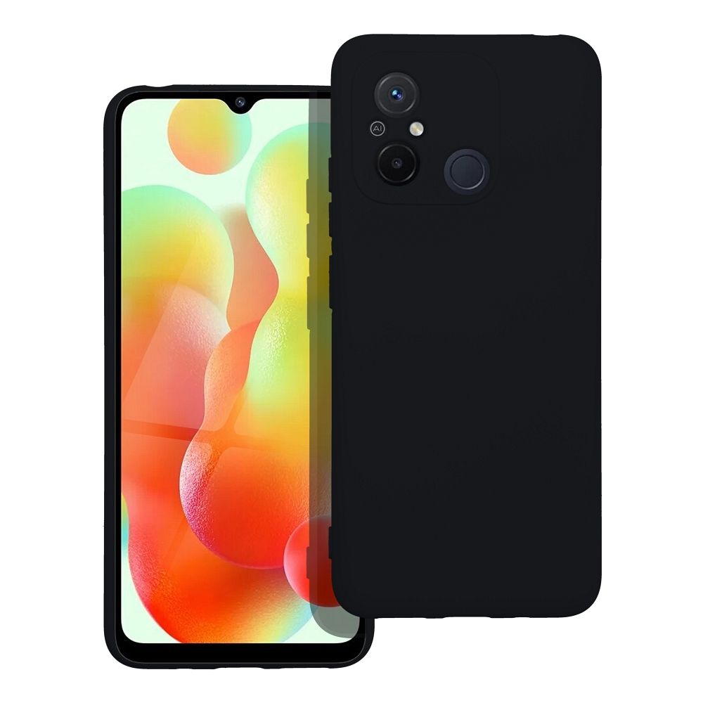 SILICONE case for XIAOMI Redmi 12C black SILICONE case for XIAOMI Redmi 12C black