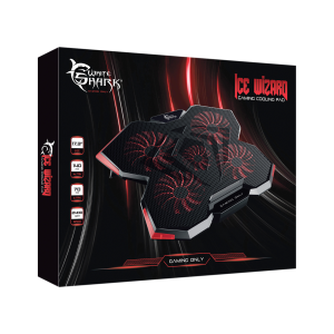WHITE SHARK COOLING PAD ICE WIZARD 4 FANS 3 107 01 000094 2