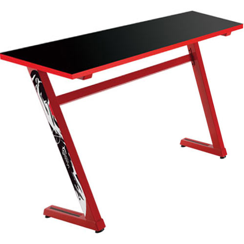 WHITE SHARK GAMING Z-SHAPED DESK FRAME WITH DESKTOP BOARD BLACK RED WHITE SHARK GAMING Z-SHAPED DESK FRAME WITH DESKTOP BOARD BLACK RED