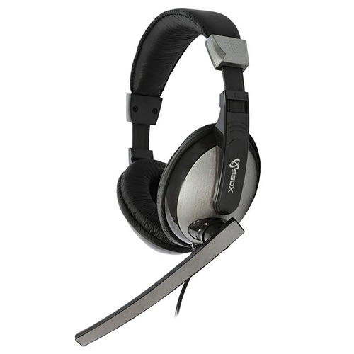SBOX STEREO HEADSET WITH MIC BLACK SBOX STEREO HEADSET WITH MIC BLACK