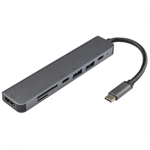 SBOX 7in1 ADAPTER USB C to PD + TYPE C + HDMI + TF + SD + 2 x USB SS SBOX 7in1 ADAPTER USB C to PD + TYPE C + HDMI + TF + SD + 2 x USB SS