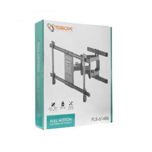 SBOX UNIVERSAL WALL MOUNT FOR TV WITH TILT AND SWIVEL 43'-90' 4 107 01 000359 4