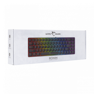 WHITE SHARK RGB GAMING MEMBRANE KEYBOARD RONIN BLACK 4 107 01 000442 4