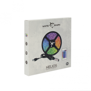 WHITE SHARK RGB LED STRIP + IR REMOTE HELIOS 3M 4 107 01 000466 6