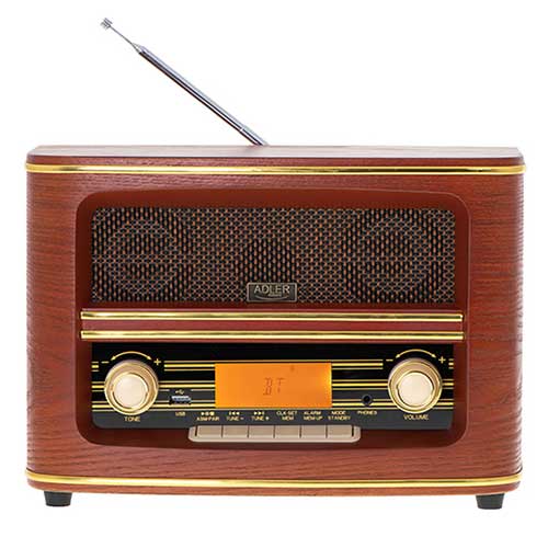 ADLER RETRO RADIO BT5.0 10W ADLER RETRO RADIO BT5.0 10W