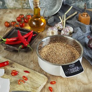 ADLER KITCHEN SCALE WITH A BOWL 3 120 01 000109 6