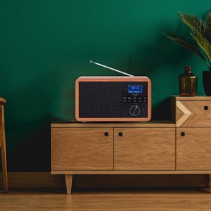 ADLER BLUETOOTH WOODEN RADIO DAB+ WITH REMOTE CONTROL 2 120 01 000130 6