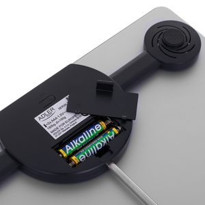 ADLER BATHROOM SCALE WITH LED DISPLAY SILVER 3 120 01 000144 3