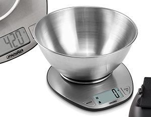 MESKO KITCHEN SCALE WITH A BOWL 1,8L 3 120 01 000152 9