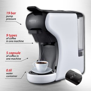 CAMRY MULTI-CAPSULE ESPRESSO MACHINE 3 120 01 000197 10