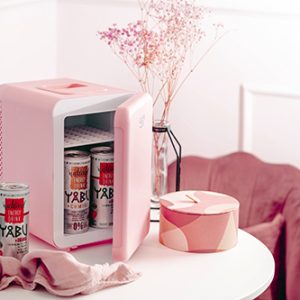 ADLER MINI FRIDGE 4L PINK 4 120 01 000207 12