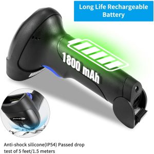 NETUM 2,4G WIRELESS QR BARCODE 2D SCANNER WITH STAND 4 123 01 000011 4