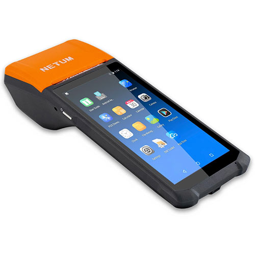 NETUM ALL IN ONE BT/WIFI 2GB+16G ANDROID POS TERMINAL RECEIPT PRINTER ORANGE NETUM ALL IN ONE BT/WIFI 2GB+16G ANDROID POS TERMINAL RECEIPT PRINTER ORANGE