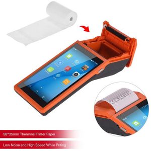NETUM ALL IN ONE BT/WIFI 2GB+16G ANDROID POS TERMINAL RECEIPT PRINTER ORANGE 2 123 01 000027 3