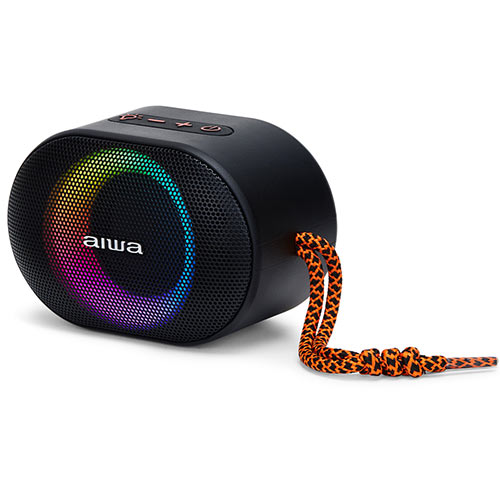 AIWA BLUETOOTH SPEAKER WITH RGB MULTI LIGHTING RMS 10W BLACK AIWA BLUETOOTH SPEAKER WITH RGB MULTI LIGHTING RMS 10W BLACK
