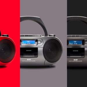 AIWA PORTABLE CD/MP3 PLAYER WITH DAB+ BLACK 4 127 01 000031 11