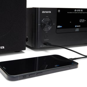 AIWA MINI HI-FI STEREO BT5.0 SYSTEM RMS 50W 4 127 01 000072 9