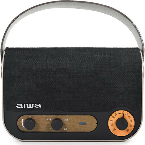 AIWA VINTAGE BT RECHARGEABLE PORTABLE RADIO SPEAKER RMS 10W AIWA VINTAGE BT RECHARGEABLE PORTABLE RADIO SPEAKER RMS 10W