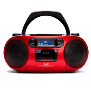 AIWA PORTABLE CD/MP3 PLAYER WITH DAB+ RED 4 127 01 000130 5